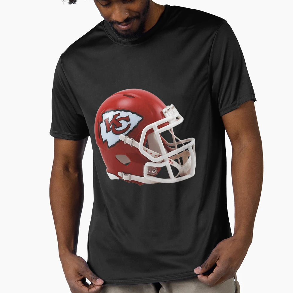 Helmet Chiefs Icon T-Shirt - Aesthetic Graphic Men Women - T-Shirt, Sweatshirt, Hoodie