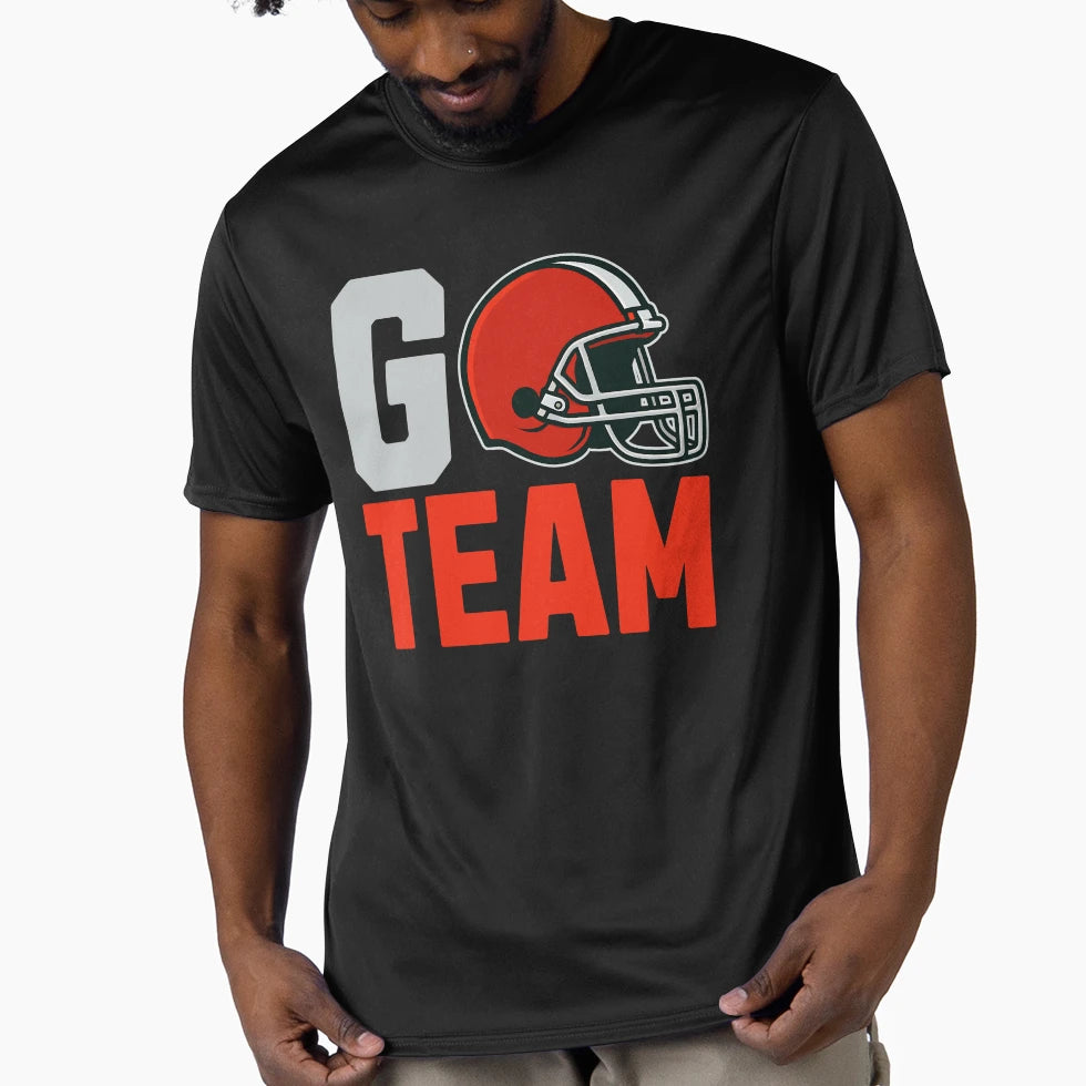 Go Team Football T-Shirt - Minimalist Print Unisex - T-Shirt, Sweatshirt, Hoodie