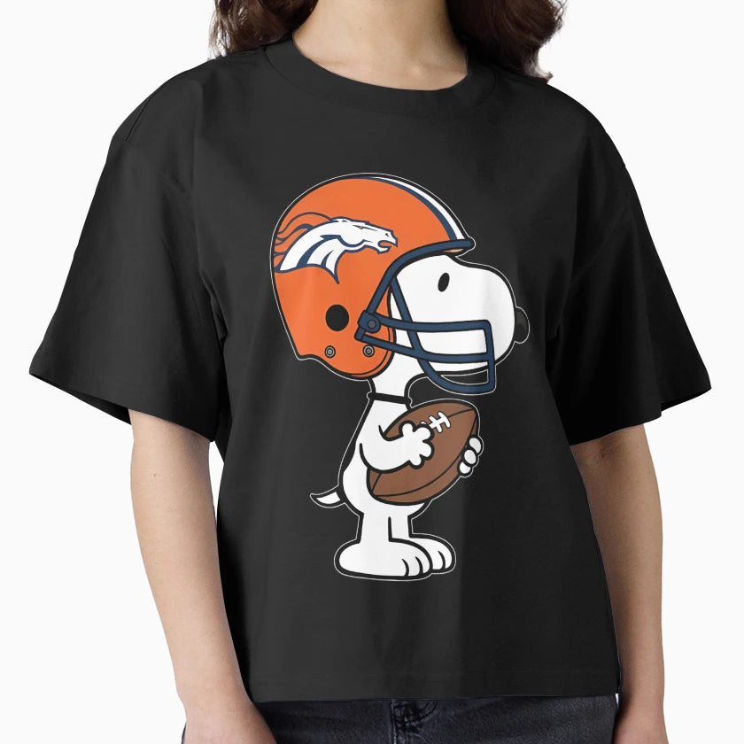 Snoopy Denver Broncos Game Day T-Shirt - Fun Novelty Design Men Women - T-Shirt, Sweatshirt, Hoodie