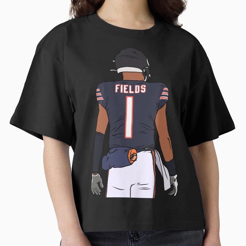 Justin Fields Back To T-Shirt - Trendy Graphic Men Women - T-Shirt, Sweatshirt, Hoodie