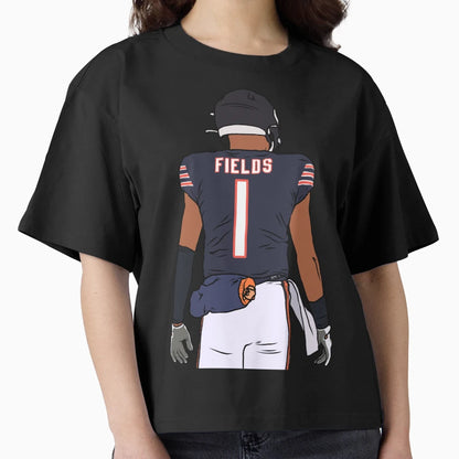 Justin Fields Back To T-Shirt - Trendy Graphic Men Women - T-Shirt, Sweatshirt, Hoodie