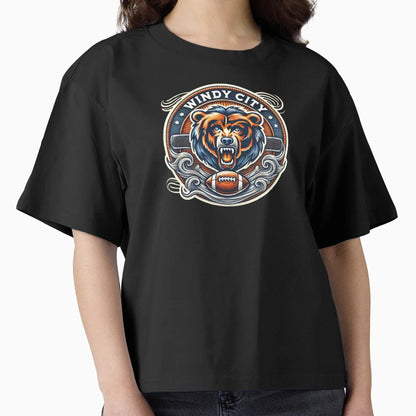 Chicago Bears Windy City T-Shirt - Custom Art Print for Adults - T-Shirt, Sweatshirt, Hoodie