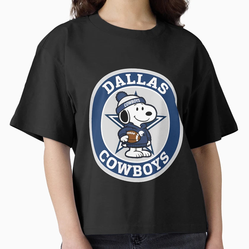 Dallas Cowboys Snoopy Logo T-Shirt - Unique Graphic Men Women - T-Shirt, Sweatshirt, Hoodie