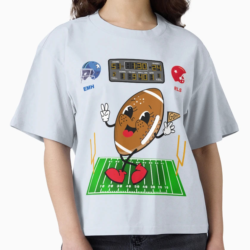 How American Football Game Begins T-Shirt - Casual Everyday Wear Men Women - T-Shirt, Sweatshirt, Hoodie