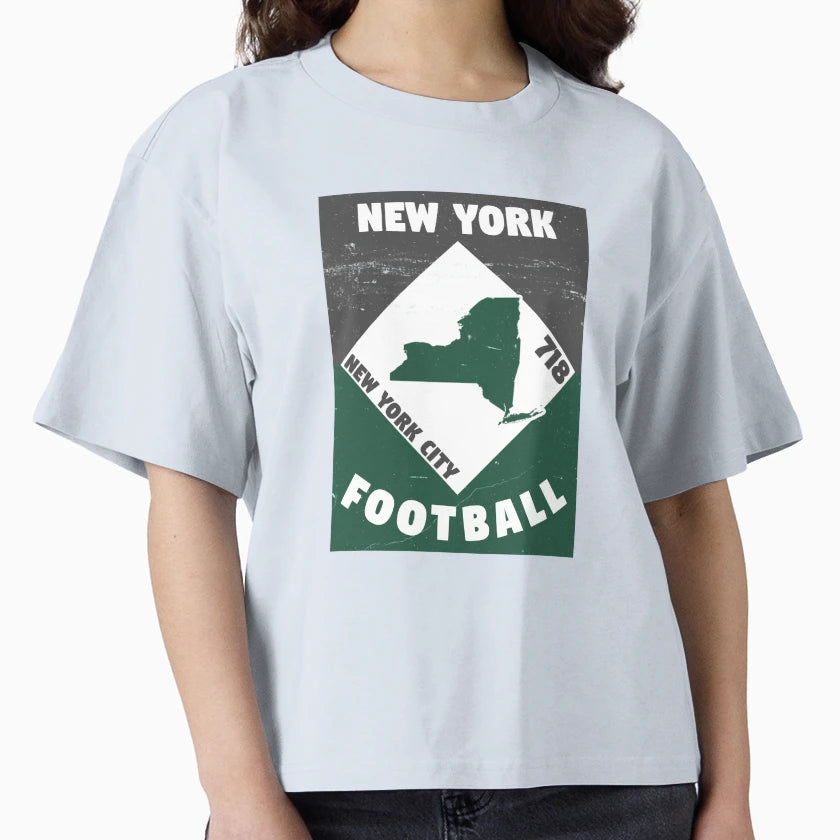New York J Football T-Shirt - Minimalist Print Unisex - T-Shirt, Sweatshirt, Hoodie