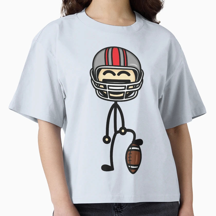 Football Player T-Shirt - Custom Art Print Unisex - T-Shirt, Sweatshirt, Hoodie