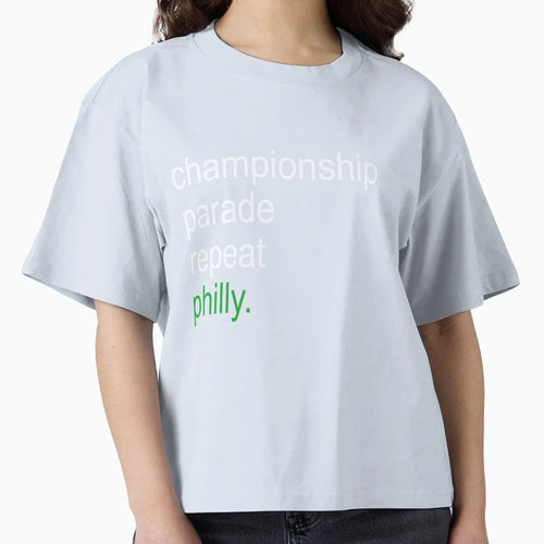 Championship Parade Repeat Philly T-Shirt - Aesthetic Graphic Unisex - T-Shirt, Sweatshirt, Hoodie