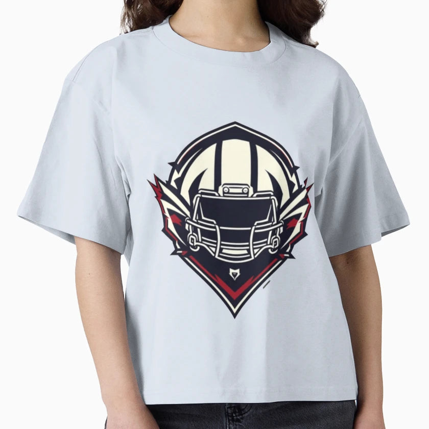 American Football Logo Helmet T-Shirt - Aesthetic Graphic Unisex - T-Shirt, Sweatshirt, Hoodie