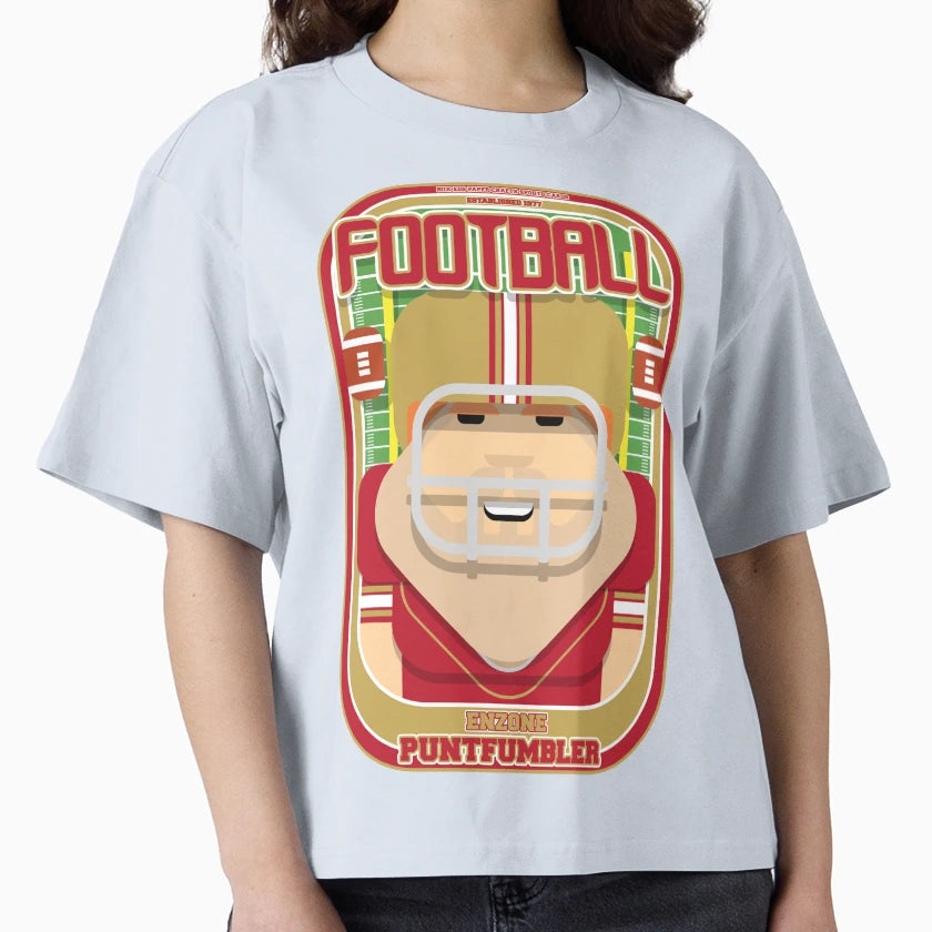 American Football Red And Gold T-Shirt - Fun Novelty Design Men Women - T-Shirt, Sweatshirt, Hoodie