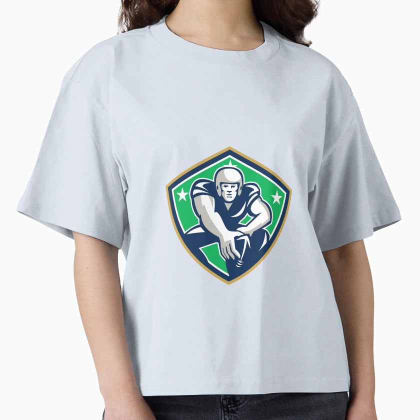 American Football Center Snap T-Shirt - Fun Novelty Design for Adults - T-Shirt, Sweatshirt, Hoodie
