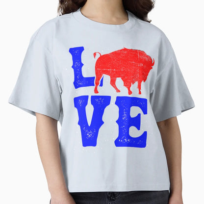 Wild American Bison Lover Valentines Day T-Shirt - Trendy Graphic Unisex - T-Shirt, Sweatshirt, Hoodie