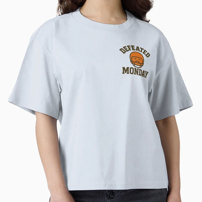 Defeated Monday Helmet T-Shirt - Trendy Graphic Men Women - T-Shirt, Sweatshirt, Hoodie