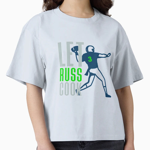 Let Russ Cook Seattle Football T-Shirt - Fun Novelty Design for Adults - T-Shirt, Sweatshirt, Hoodie