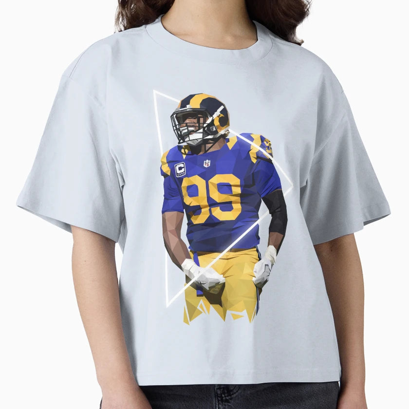 American Football Player T-Shirt - Graphic Print Unisex - T-Shirt, Sweatshirt, Hoodie
