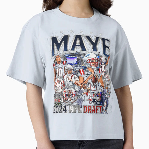 Drake Maye T-Shirt - Aesthetic Graphic Men Women - T-Shirt, Sweatshirt, Hoodie