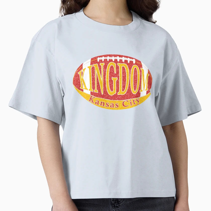 Chiefs Kingdom Football T-Shirt - Unique Graphic for Adults - T-Shirt, Sweatshirt, Hoodie