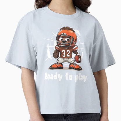 Brown Football Mascot T-Shirt - Unique Graphic for Adults - T-Shirt, Sweatshirt, Hoodie