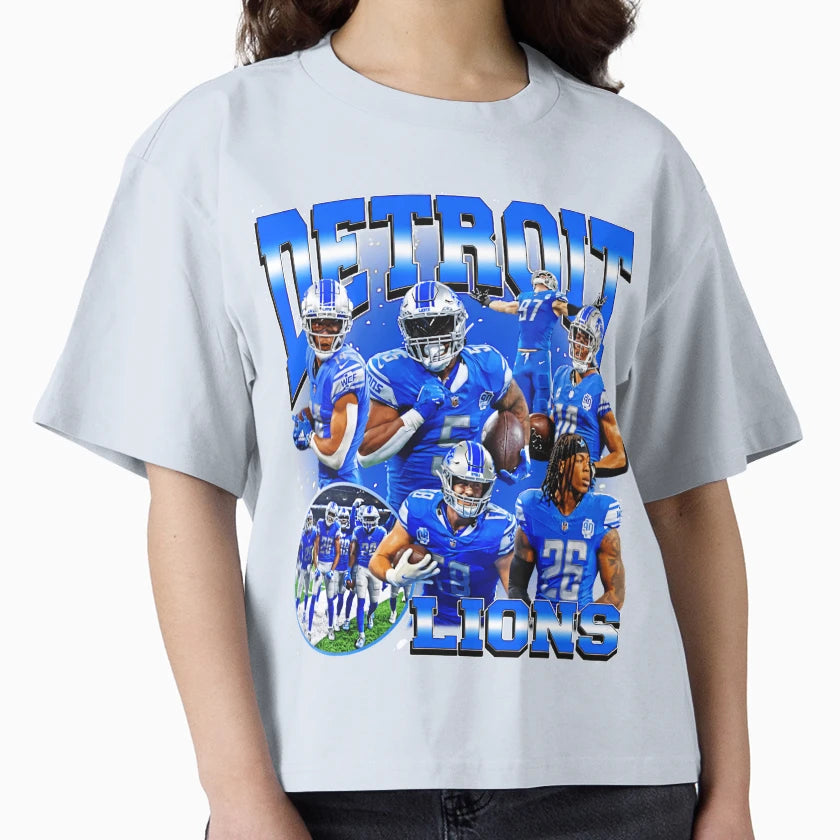 Detroit Lions T-Shirt - Aesthetic Graphic Men Women - T-Shirt, Sweatshirt, Hoodie