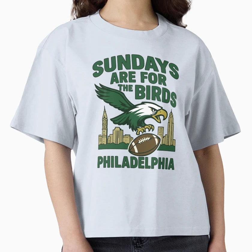 Sundays Are Birds Philadelphia T-Shirt - Aesthetic Graphic Unisex - T-Shirt, Sweatshirt, Hoodie