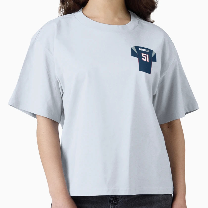 Jawhaun Bentley Patriots Jersey T-Shirt - Aesthetic Graphic for Adults - T-Shirt, Sweatshirt, Hoodie
