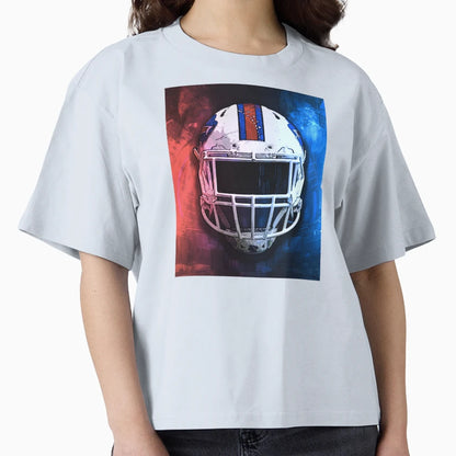 Buffalo Football Helmet T-Shirt - Fun Novelty Design Men Women - T-Shirt, Sweatshirt, Hoodie