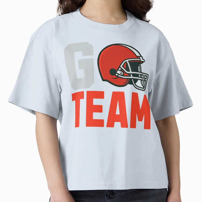 Go Team Football T-Shirt - Aesthetic Graphic Unisex - T-Shirt, Sweatshirt, Hoodie