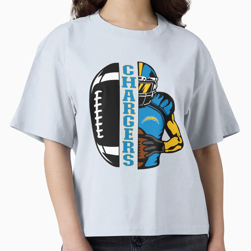 L Chargers Supporter T-Shirt - Casual Everyday Wear Unisex - T-Shirt, Sweatshirt, Hoodie