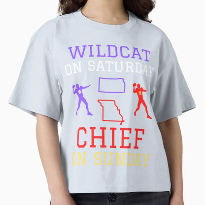 Wildcat Saturday Chief Sunday T-Shirt - Casual Everyday Wear for Adults - T-Shirt, Sweatshirt, Hoodie