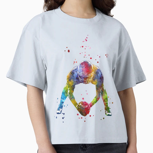 American Football Player T-Shirt - Fun Novelty Design for Adults - T-Shirt, Sweatshirt, Hoodie