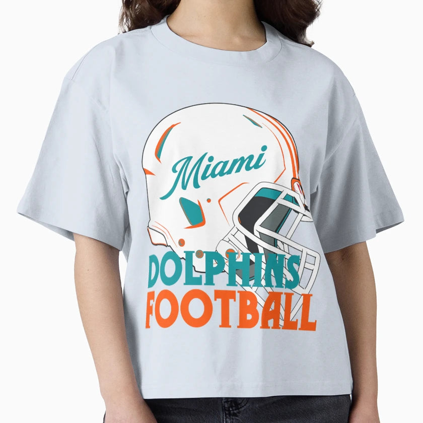 Art Miami Dolphins T-Shirt - Custom Art Print Unisex - T-Shirt, Sweatshirt, Hoodie