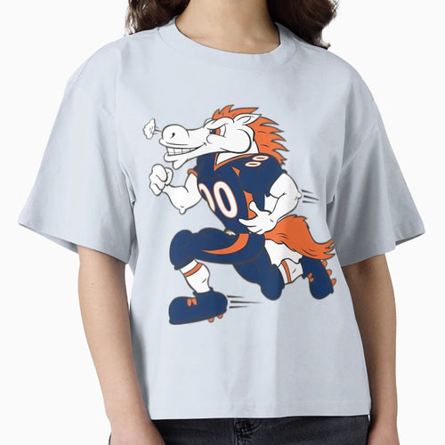 Denver Colorado Football Player Art T-Shirt - Custom Art Print for Adults - T-Shirt, Sweatshirt, Hoodie