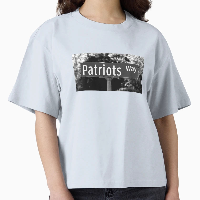 Street Sign Named Patriots T-Shirt - Unique Graphic Men Women - T-Shirt, Sweatshirt, Hoodie