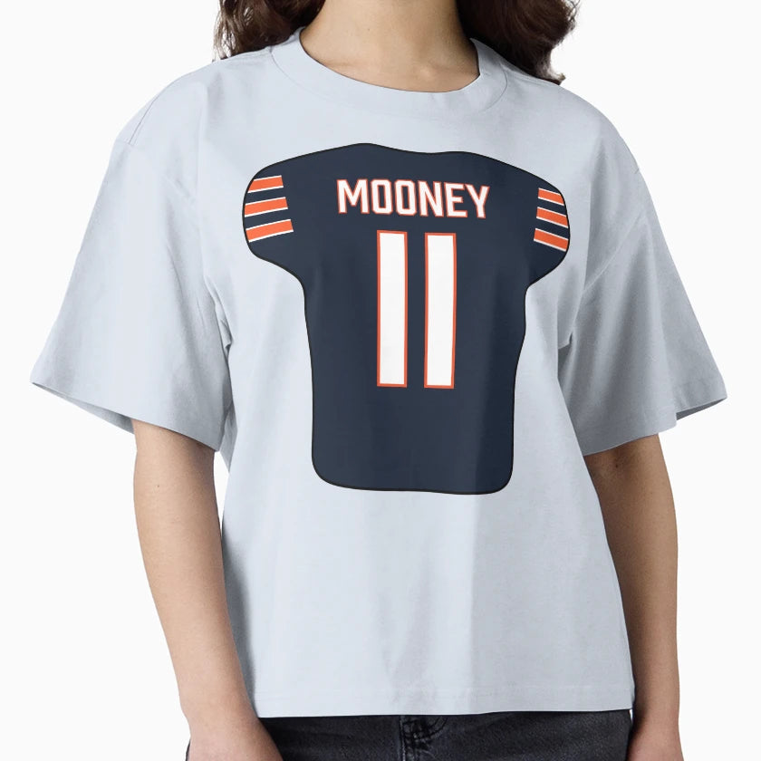 Darnell Mooney Jersey T-Shirt - Minimalist Print Men Women - T-Shirt, Sweatshirt, Hoodie