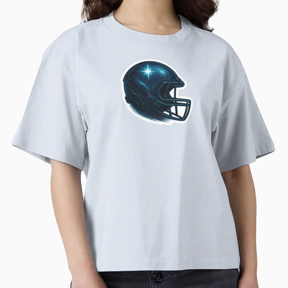 Celestial Gridiron Helmet T-Shirt - Unique Graphic for Adults - T-Shirt, Sweatshirt, Hoodie