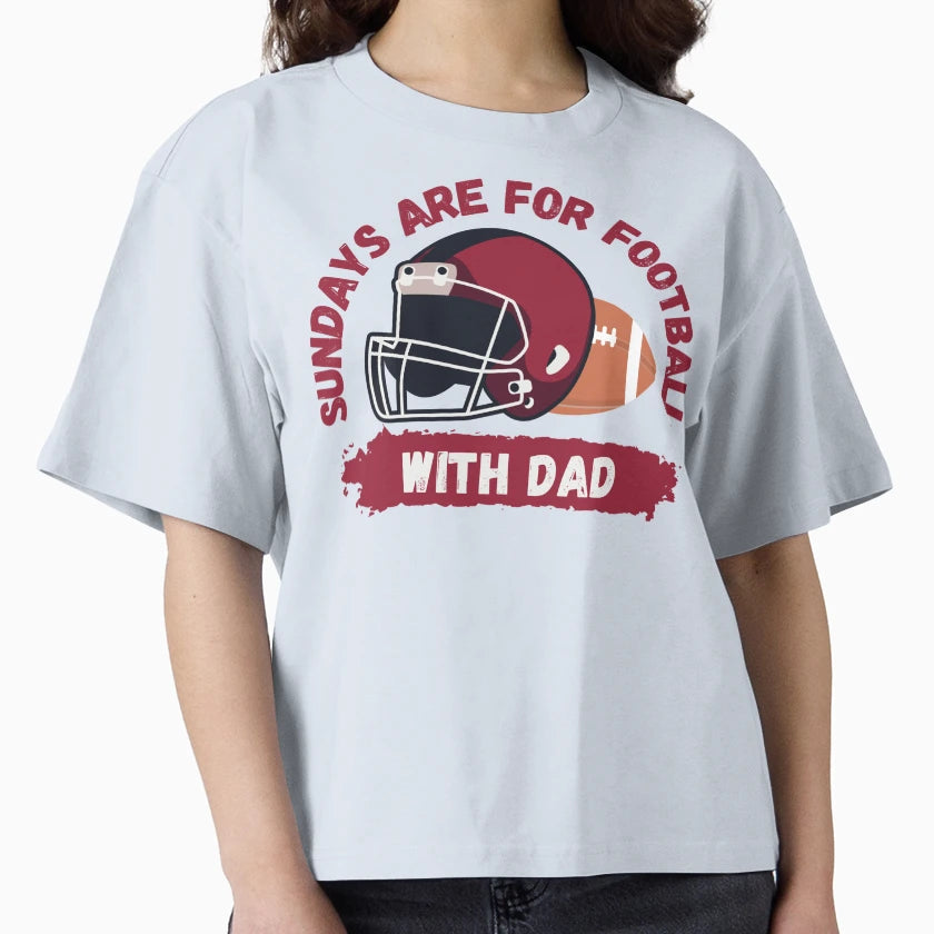 Sundays Are Football Dad T-Shirt - Graphic Print Men Women - T-Shirt, Sweatshirt, Hoodie