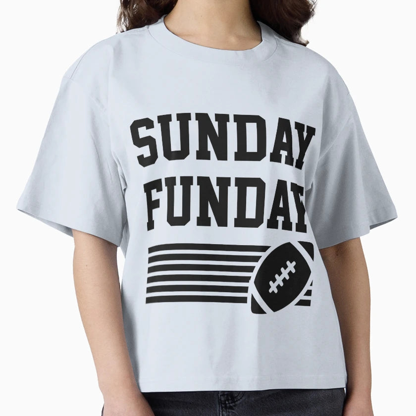 Sunday Funday Football Gift Sports T-Shirt - Casual Everyday Wear Unisex - T-Shirt, Sweatshirt, Hoodie