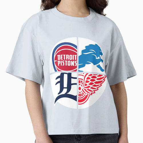 Detroit Sports T-Shirt - Graphic Print Unisex - T-Shirt, Sweatshirt, Hoodie