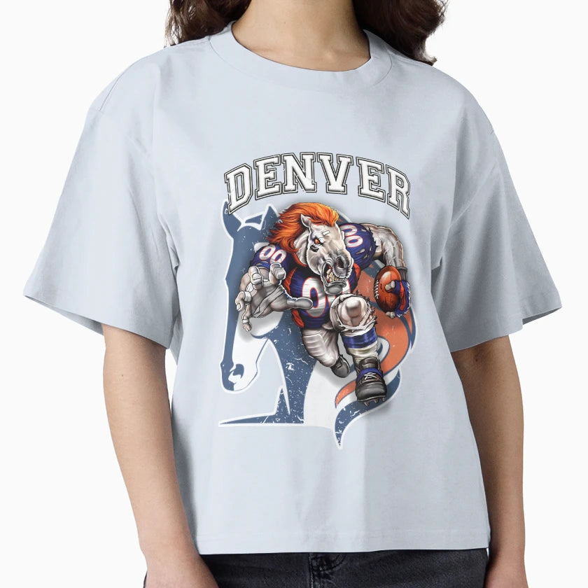 Denver Football T-Shirt - Aesthetic Graphic Men Women - T-Shirt, Sweatshirt, Hoodie