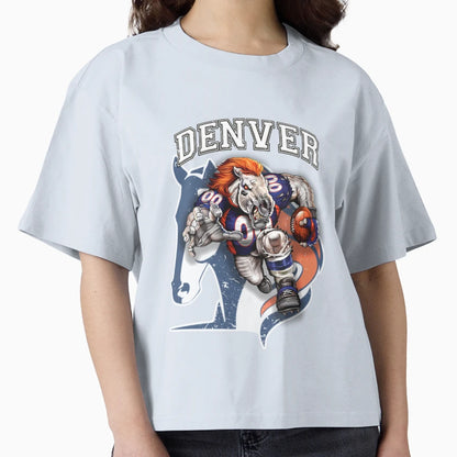 Denver Football T-Shirt - Aesthetic Graphic Men Women - T-Shirt, Sweatshirt, Hoodie