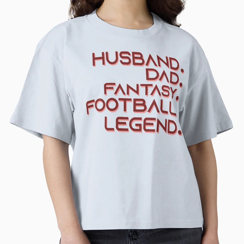 Husband Dad Fantasy Football Legend T-Shirt - Trendy Graphic for Adults - T-Shirt, Sweatshirt, Hoodie