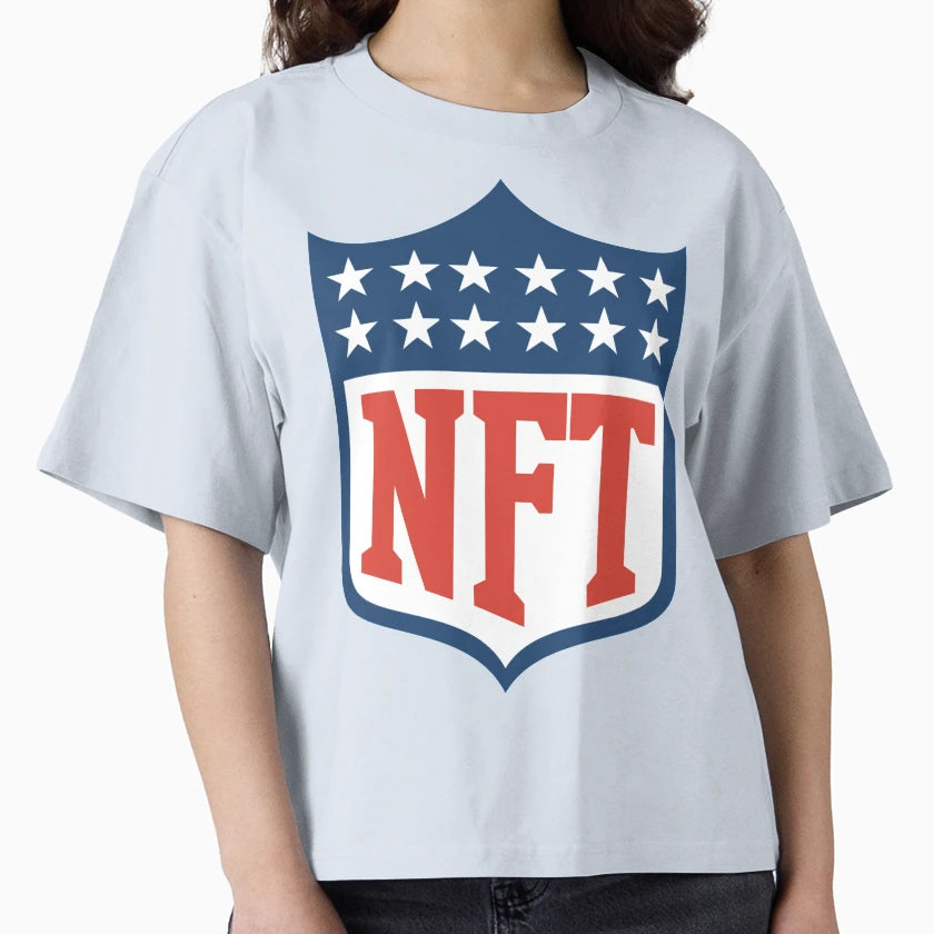 Nft Crypto Art Designed To Like Nfl T-Shirt - Novelty Apparel for Adults - T-Shirt, Sweatshirt, Hoodie