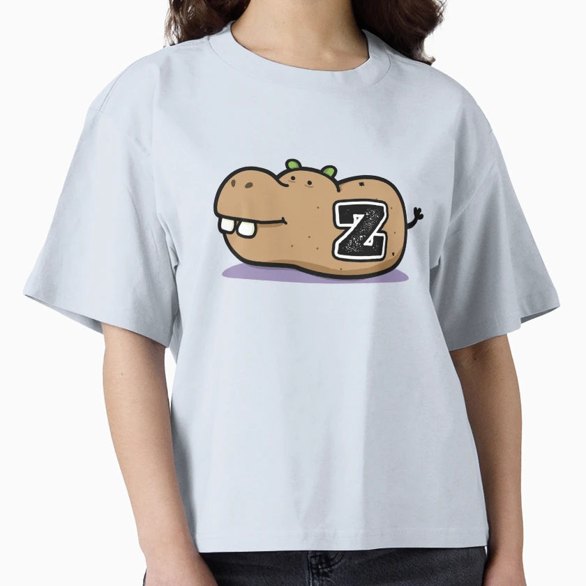 Alphabet Letter Z Hip Potato Mus T-Shirt - Unique Graphic for Adults - T-Shirt, Sweatshirt, Hoodie
