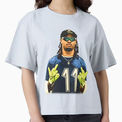 Jaxon Smith Njigba Flipping Bird T-Shirt - Graphic Print for Adults - T-Shirt, Sweatshirt, Hoodie