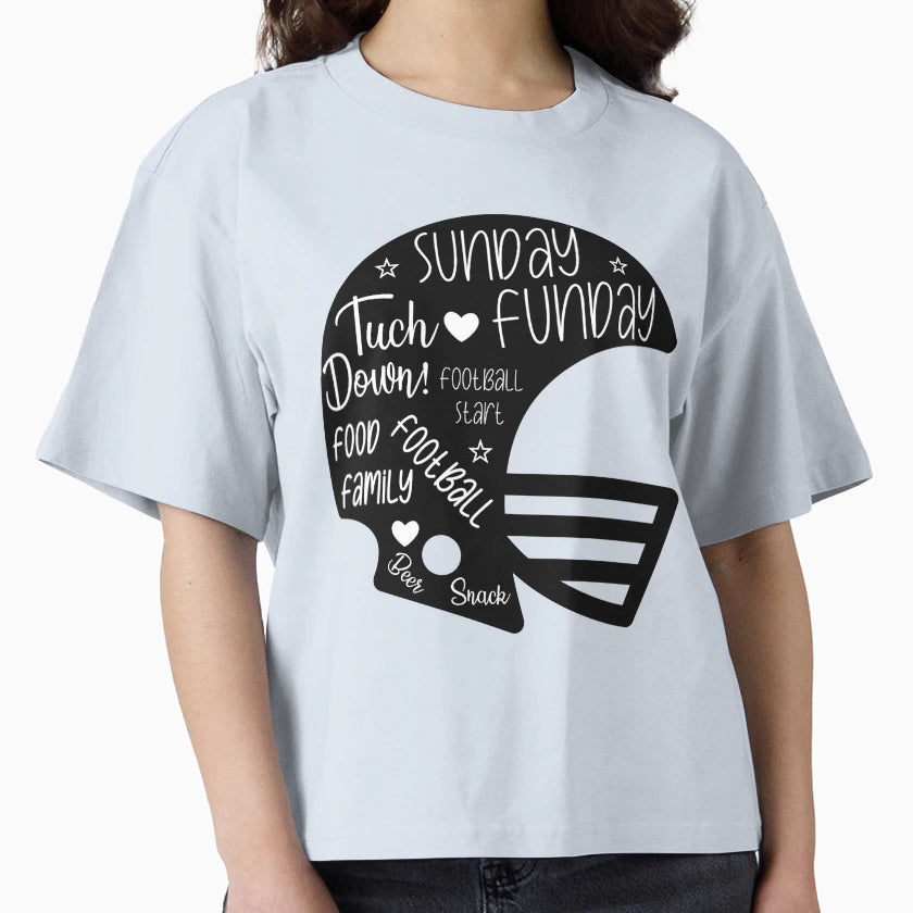 Sunday Funday Super Bowl T-Shirt - Unique Graphic for Adults - T-Shirt, Sweatshirt, Hoodie