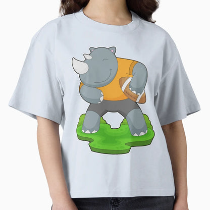 Rhino American Football T-Shirt - Unique Graphic Men Women - T-Shirt, Sweatshirt, Hoodie