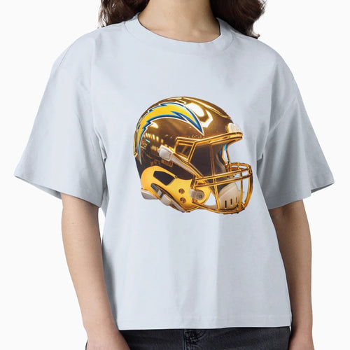 Chargers Custom Golden Chrome T-Shirt - Casual Everyday Wear Men Women - T-Shirt, Sweatshirt, Hoodie