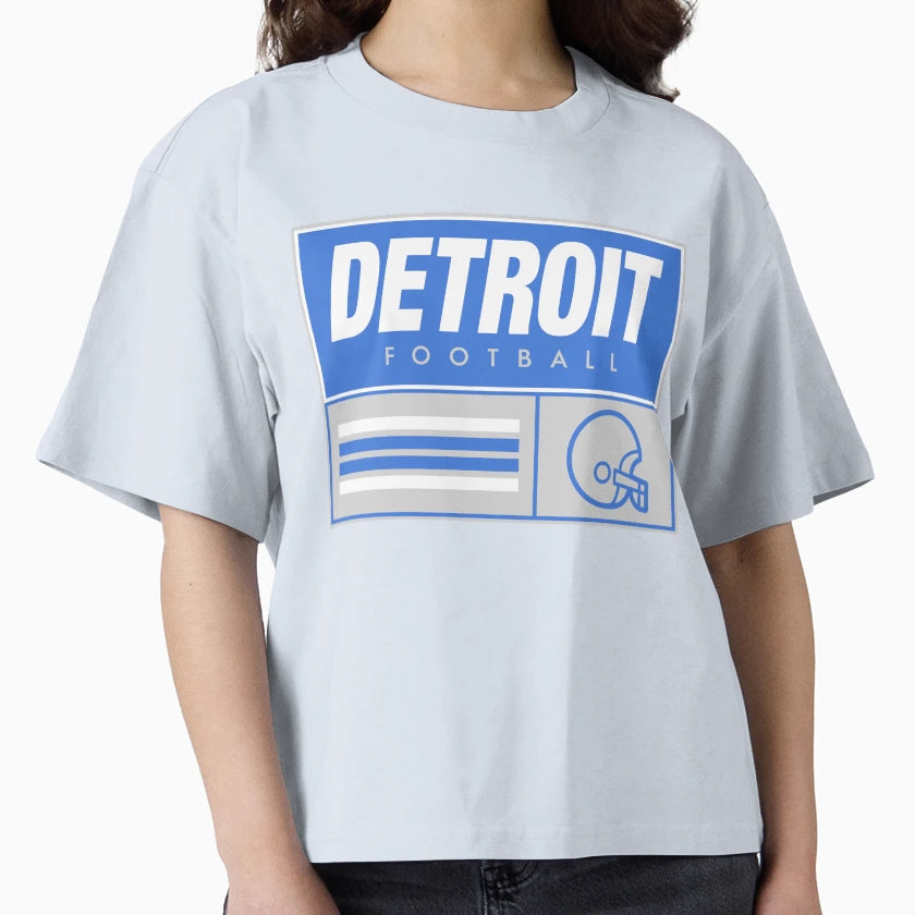 Detroit Football T-Shirt - Casual Everyday Wear Men Women - T-Shirt, Sweatshirt, Hoodie