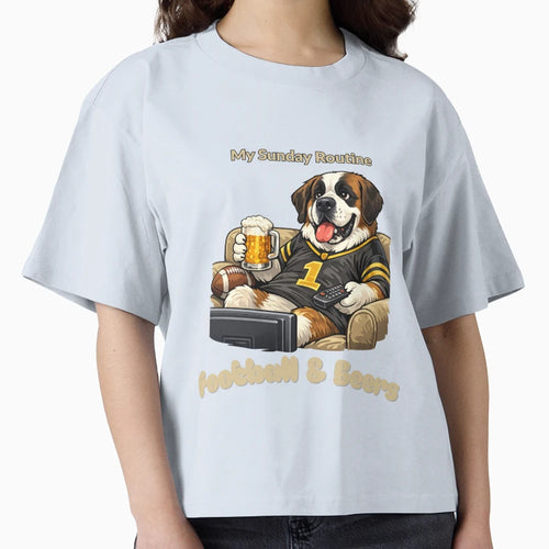 New Orleans Saints Sunday Football Beers T-Shirt - Custom Art Print Unisex - T-Shirt, Sweatshirt, Hoodie