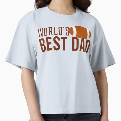 Simple Worlds Best Dad Typography T-Shirt - Trendy Graphic Men Women - T-Shirt, Sweatshirt, Hoodie