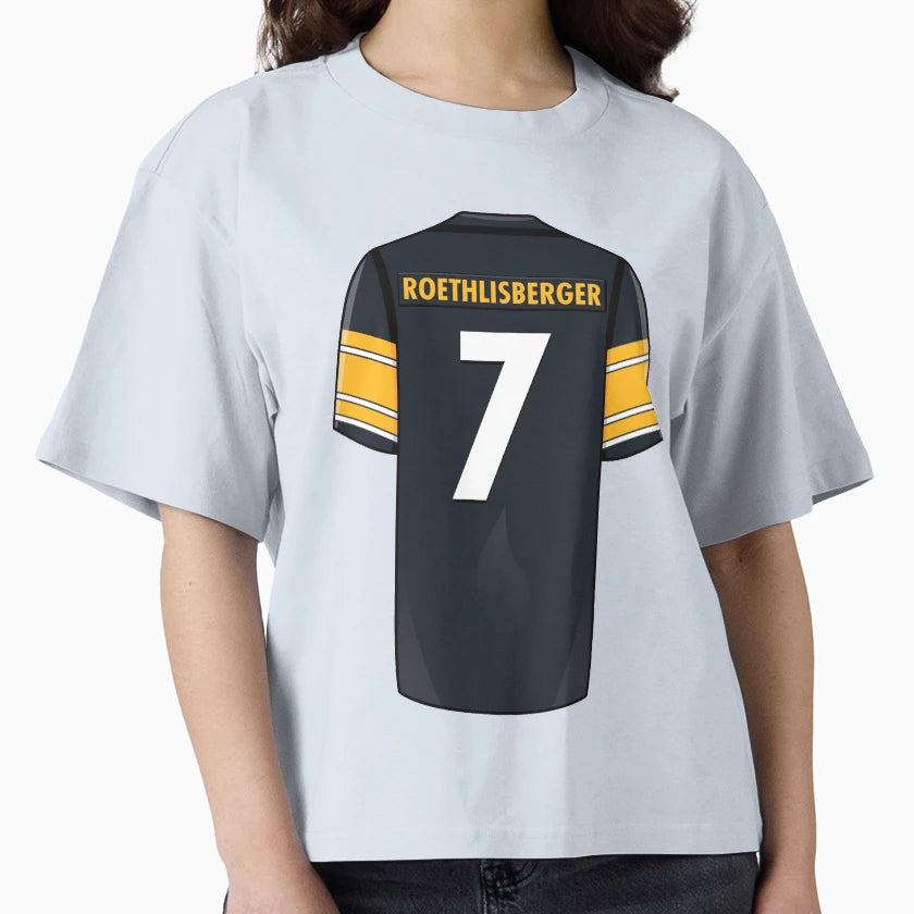 Ben Roethlisberger Jersey T-Shirt - Custom Art Print Unisex - T-Shirt, Sweatshirt, Hoodie